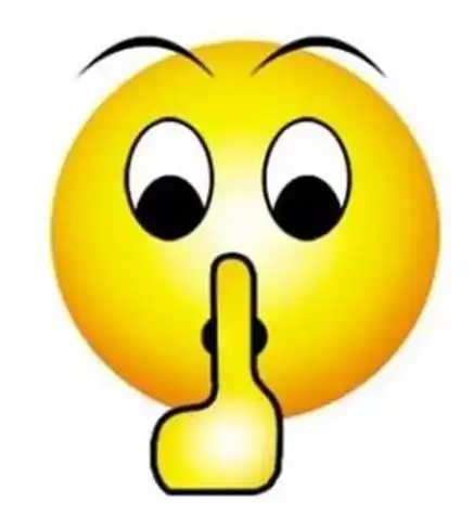 保持安静卡通简笔画