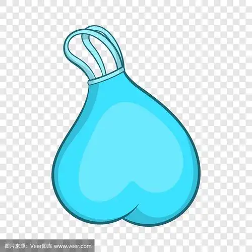 卡通风格的垃圾袋图标