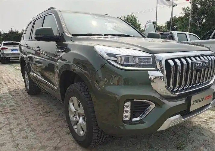 2023款哈弗h9到店,外观靠拢普拉多,内饰更豪华,配2.