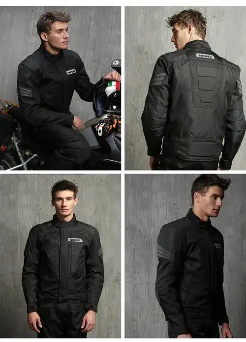 nerve骑行服男摩托车赛车服套装夏季机车拉力服防水防摔保暖四季_9折