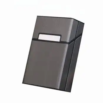 香烟壳子 烟盒20支装创意男士便携自动弹盖个性铝合金香烟壳软包保护