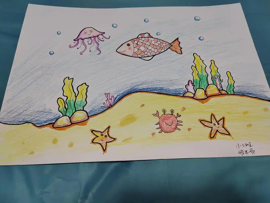 儿童创意美术作品  - *   *,惦记用户295126 - 抖音