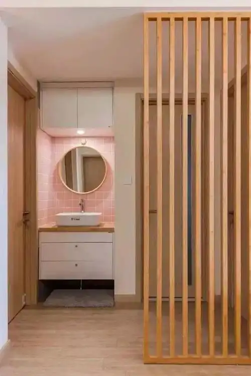 卫生间洗手台隔断设计,喜欢的朋友可以参考