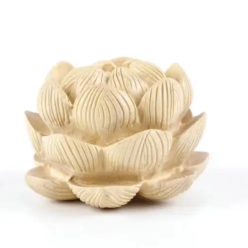 手工工艺品木雕木莲花大莲花(b款)工艺品创意莲花木质雕刻