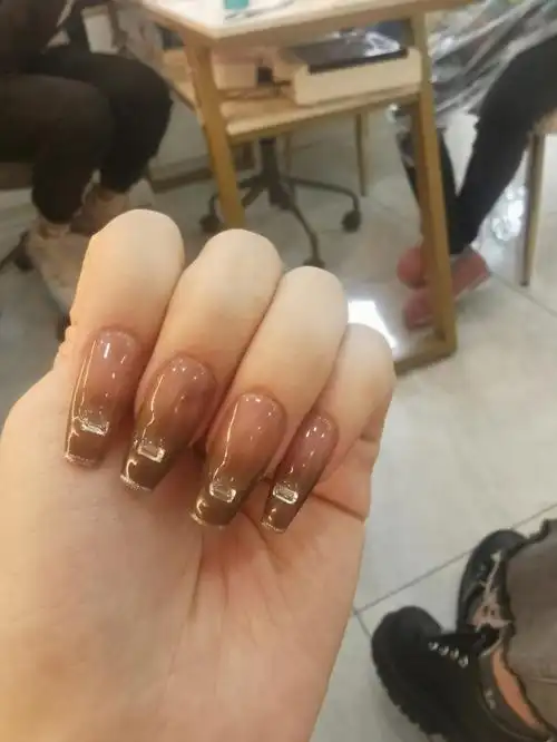 买了两幅,凑了两个纯色92猫女手工美甲#穿戴甲  #定制穿戴甲  #平价