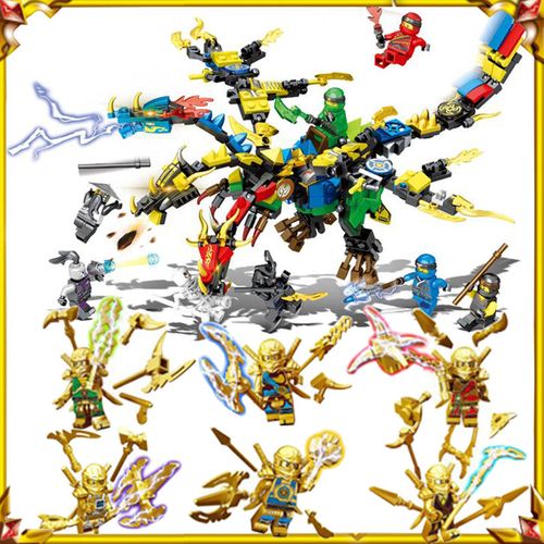 兼容乐高幻影忍者人仔人偶积木儿童组拼装玩具男孩子6812周岁龙