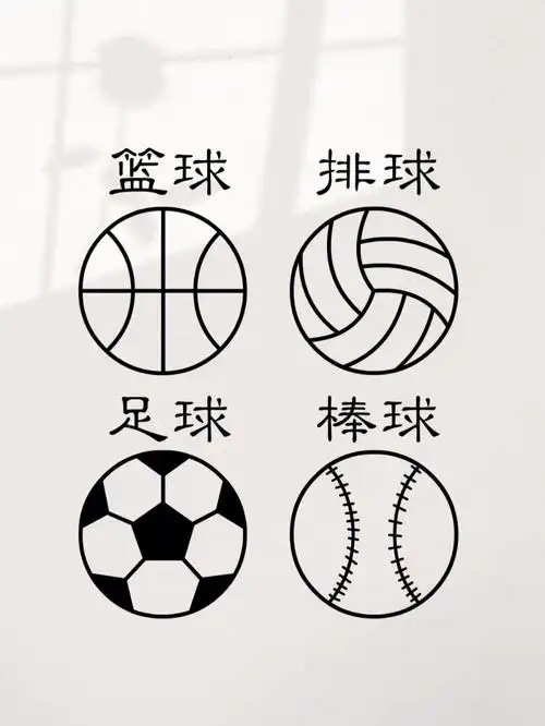 各种球的画法你能学会几种