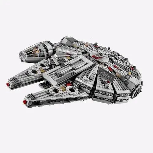 兼容乐高积木军事星球大战7千年隼组装6拼插玩具男孩子810岁钛战机