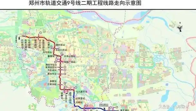 郑州迎来地铁18号线,具体走向已经确定,入选地铁四期几率很大