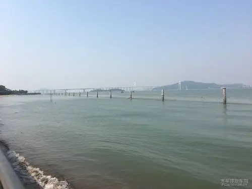 小出走南沙天后宫看看海