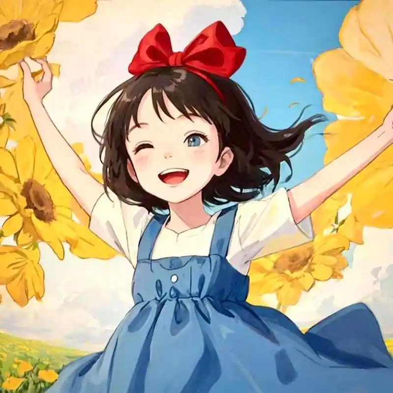 治愈系头像卡通头像女生微信头像可爱 可爱女生夏季手绘头像,最近改