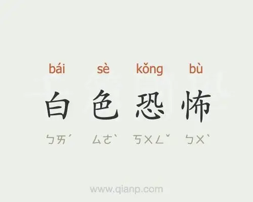 白色恐怖的意思