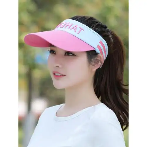 盛世尼曼遮阳帽太阳帽子女士鸭舌帽防晒遮脸空顶韩版百搭网红款棒球帽