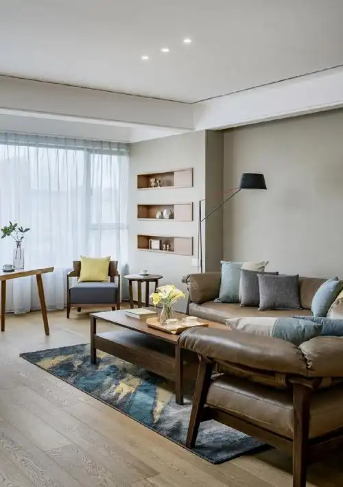 中交丽锦客厅沙发北欧极简客厅设计图片赏析