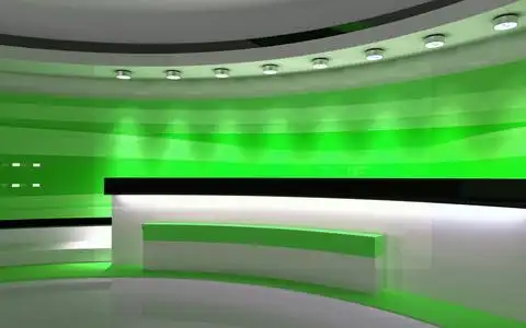 绿色工作室房间背景图片