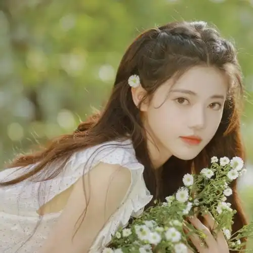 清新甜系相思女生头像图片