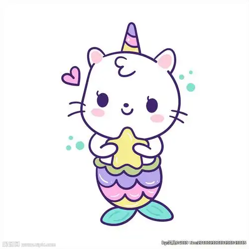 卡通独角兽图片