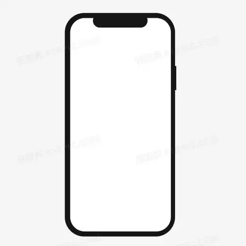 手绘手机边框免抠素材