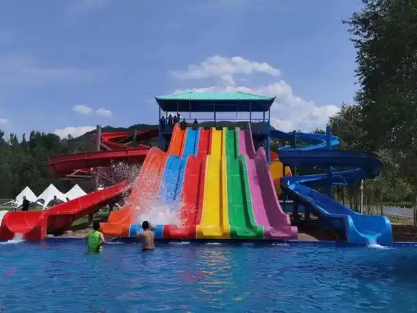 山西灵丘:避暑胜地西庄村水上乐园|游玩|游泳池|山西省|灵丘县|自然