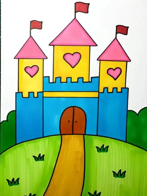 一起来画公主城堡