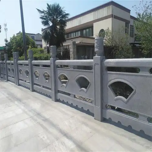 仿石护栏水泥仿大理石栏杆汉白玉护栏河道桥梁建筑工程