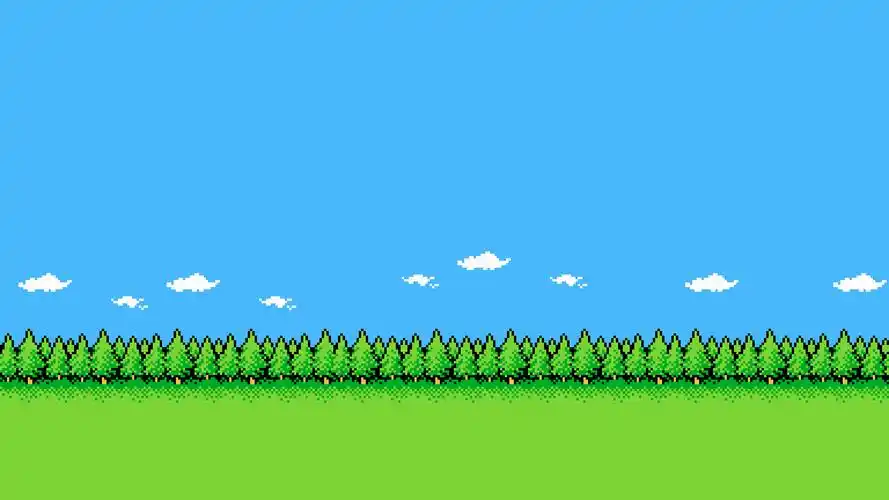 小清新像素风场景图片高清宽屏桌面壁纸