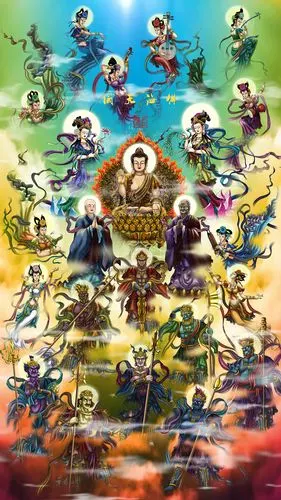 西游记人物谱--十八护教伽蓝(全)