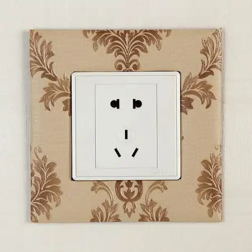 开关贴垫布艺开关保护套罩墙壁防尘防脏壁火贴墙面插座装饰灯套子