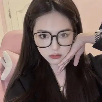 戴眼镜优质女头/无论何时我都希_女生头像_我要个性网
