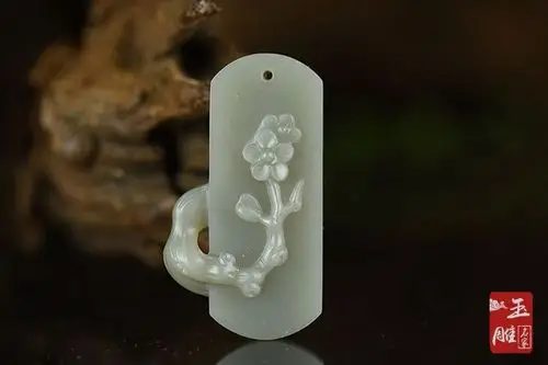 和田玉梅花-玉雕名家