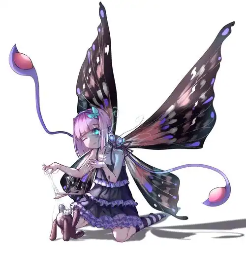 蝶-二次元角色设计原创作品-触站