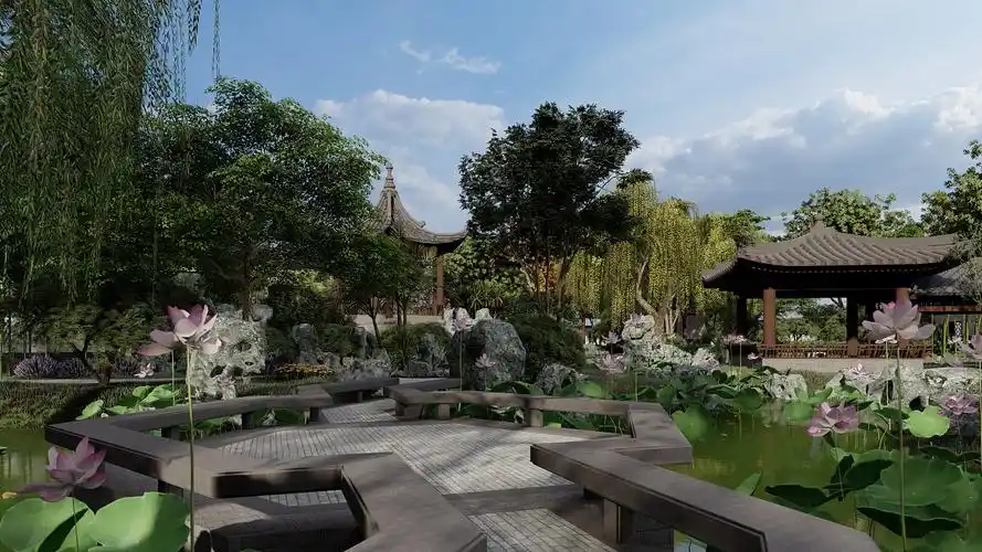 lumion《古风景观》|空间|景观设计|噜噜噜噜鲁鲁修 - 原创作品