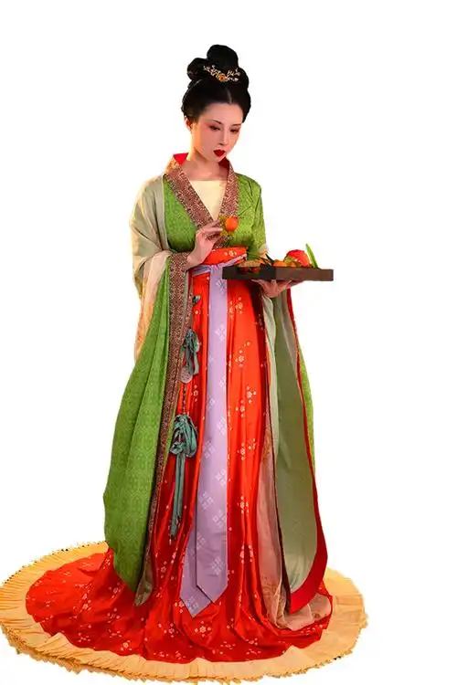 魏晋南北朝妇女服饰,魏晋时期妇女服装承袭秦汉的遗俗,并吸收少数民族