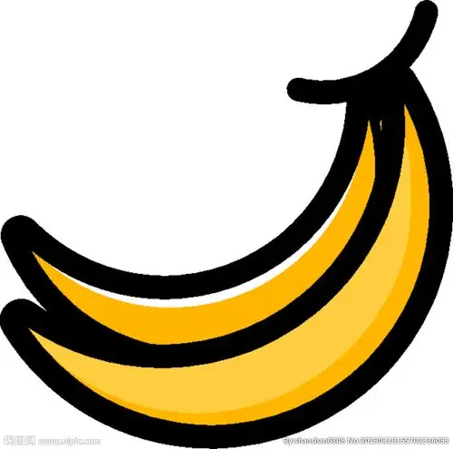 香蕉卡通图片