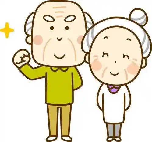 爷爷奶奶简笔画(爷爷奶奶简笔画简单又好看)