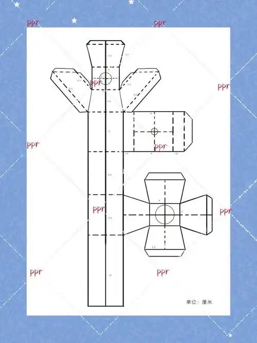 单个鸡蛋盒裸包装展开图