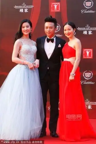 "情敌"刘亦菲江一燕红毯拼性感