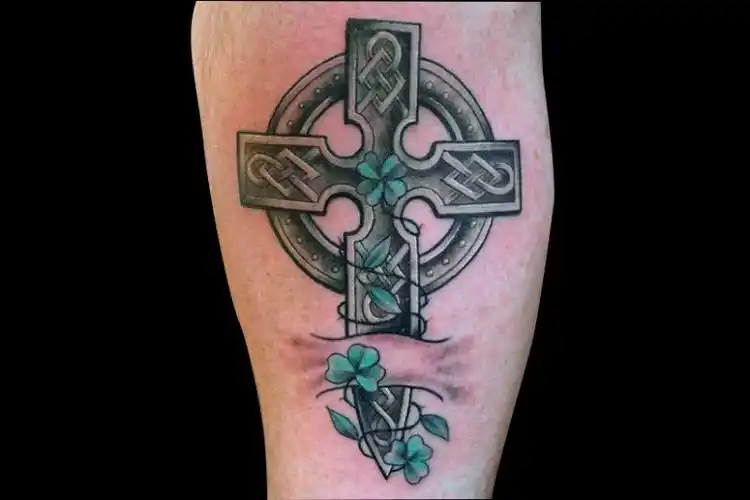 经典十字架纹身图案样式 十字架刺青(2/5)-纹身图片网