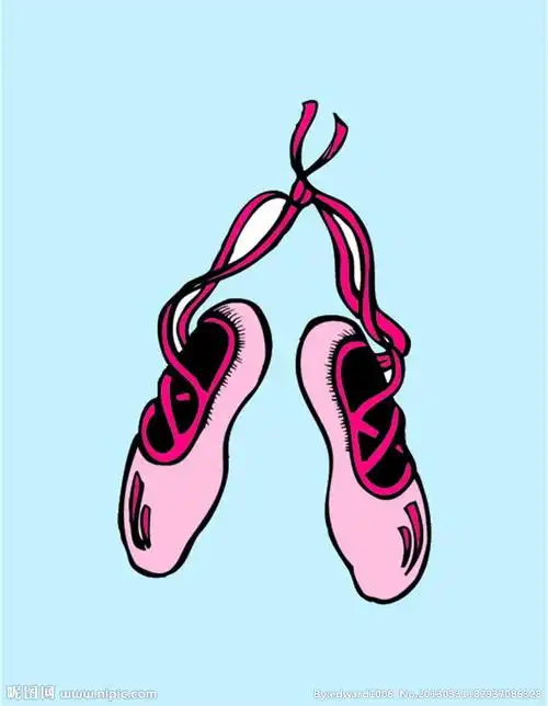 芭蕾舞鞋设计图__卡通设计_广告设计_设计图库_昵图网nipic.com