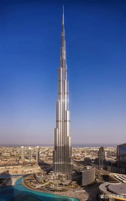 目前世界上超过600米的四座建筑: 一,哈利法塔,阿拉伯联合酋长国,高度