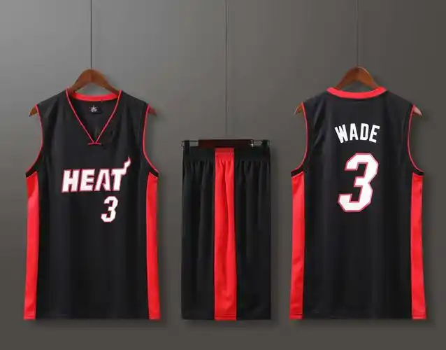 热火3号韦德篮球服套装男队服成人比赛训练球衣l-5xl-阿里巴巴