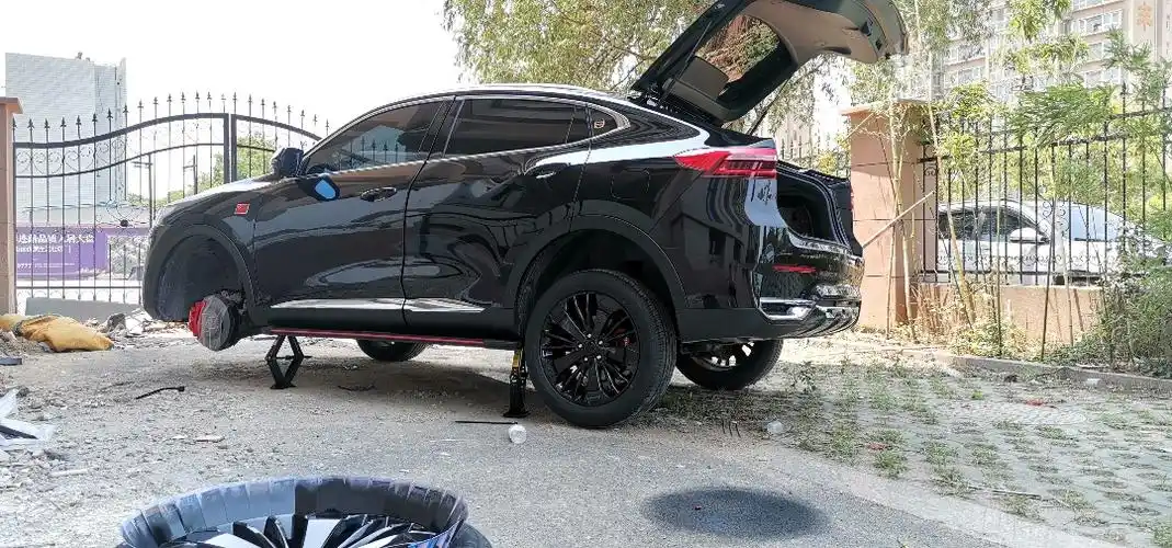 【图】哈佛f7x 【轮毂/卡钳改色】自己动手全过程记录_哈弗f7x论坛