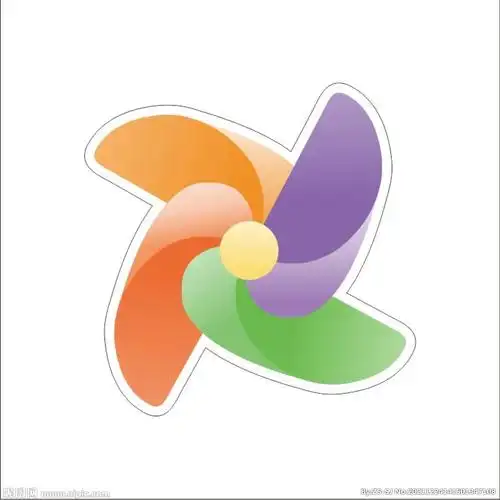 抖音小风车游戏小风车矢量图片