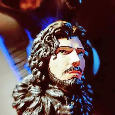 《权利的游戏》---琼恩·雪诺 半身像-3d打印模型