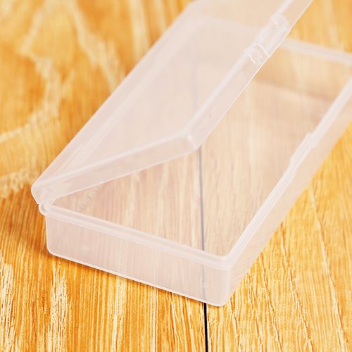 pp空盒透明色有盖塑料收纳盒样品展示盒饰品耳环项链珠宝盒包装盒