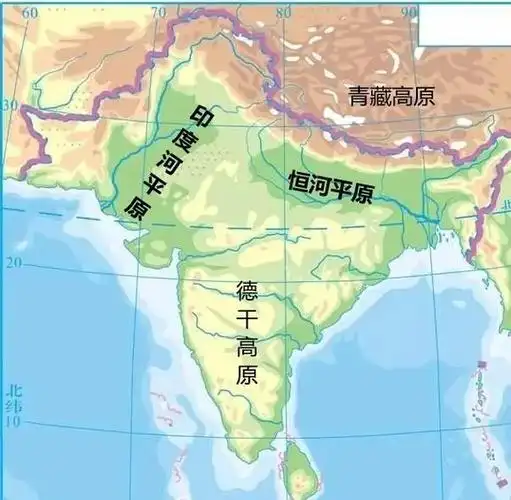 恒河流域,是广阔的恒河平原,总面积达到了74万平方公里,是世界第7大