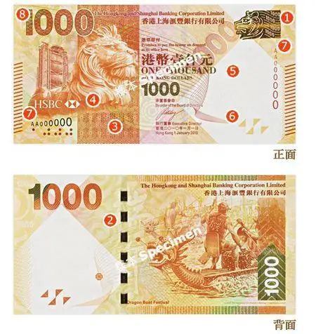 1千元港币是什么样板