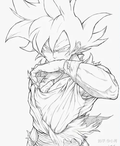 《龙珠》系列临摹——自在极意功悟空