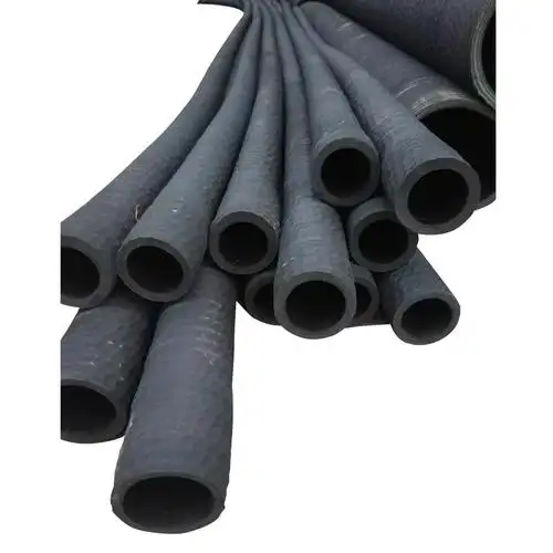 高压橡胶管黑色橡胶波纹管钢丝骨架缠绕胶管胶管厂家泰坦直供