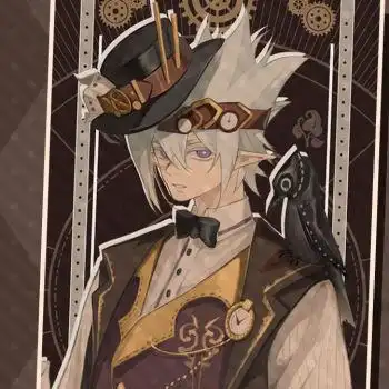 蒸汽朋克 凹凸世界同人周边挂件徽章镭射票雷狮安迷修帕洛斯格瑞 6.